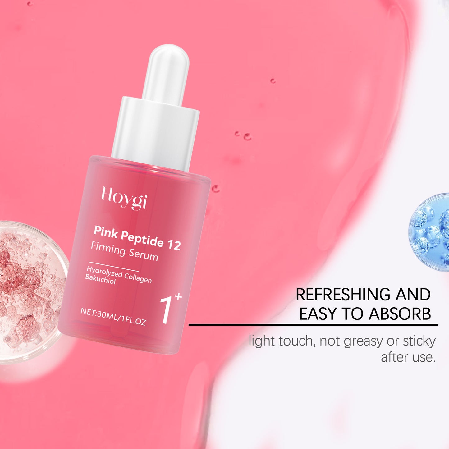 Huyết thanh dưỡng ẩm và làm săn chắc da mặt Hoygi Nicotinamide, nhẹ nhàng dưỡng ẩm da mặt, giúp da mềm mại, đàn hồi và mịn màng.