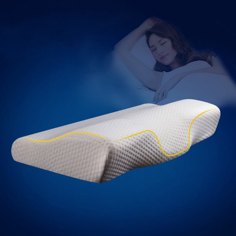 Butterfly Design Memory Foam Pillow Cervical Orthopedic Neck Protection