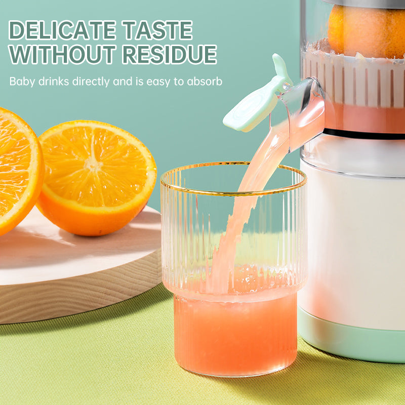 Portable USB-Rechargeable Slow Juicer for Oranges, Lemons & Other Fruits – Handy Electric Blender for Home Kitchens