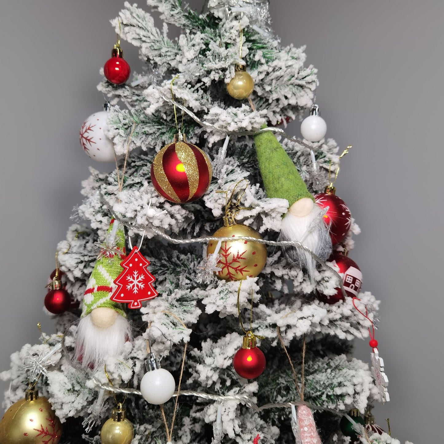 Wool Christmas Ornaments & Faceless Dwarf Plush - Rudolf Gifts & Festive Decorations