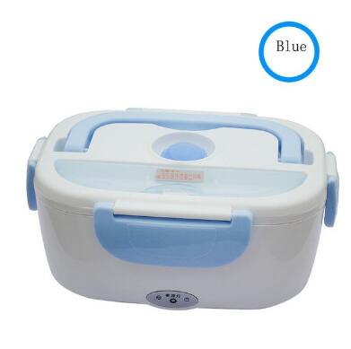 220V/110V Portable Electric Heating Lunch Box – Food-Grade Container with 4 Buckles Dinnerware Set
