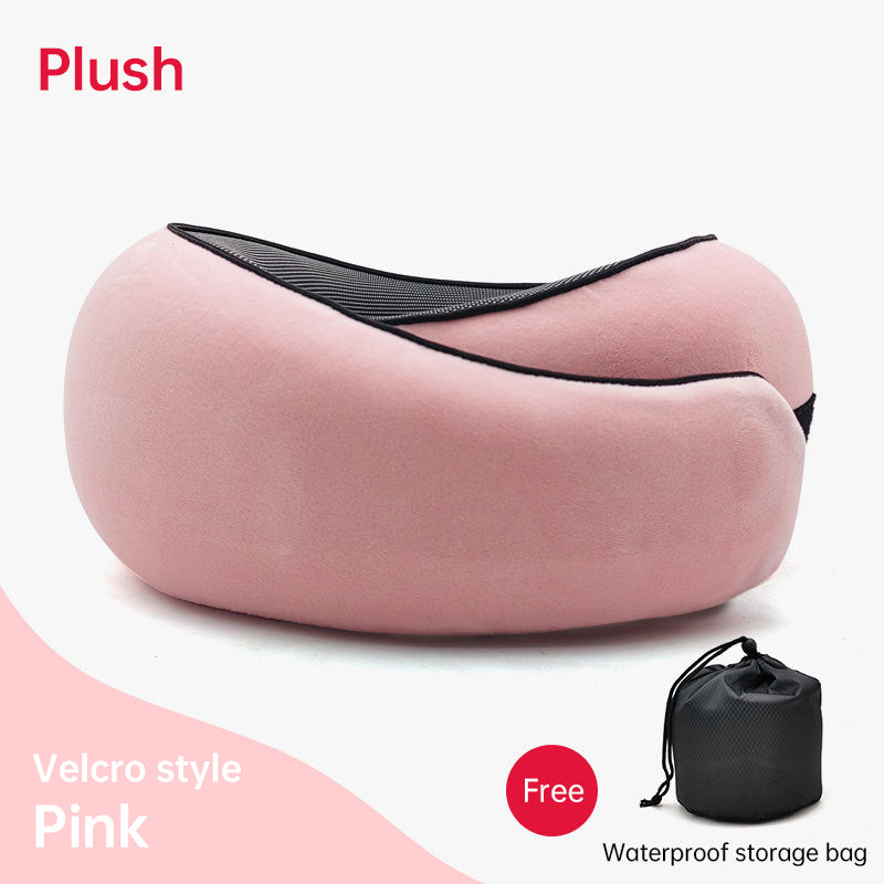 Memory Foam Neck Travel Pillow Soft 360° Head Support for Home, Plane & Car