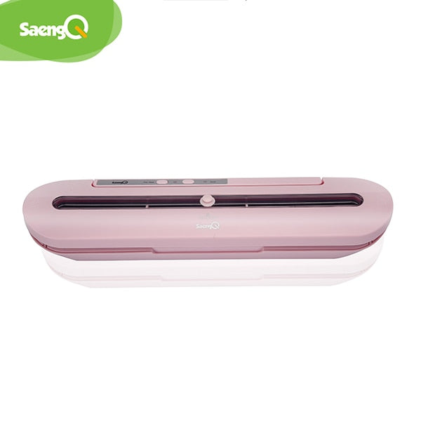 saengQ Best Vacuum Food Sealer 220V/110V – Automatic Packaging Machine with 5PCS Bags