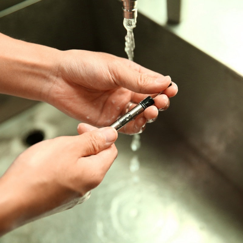 CollaFoldable Reusable Stainless Steel Straw – Collapsible Metal Drinking Straw with Case