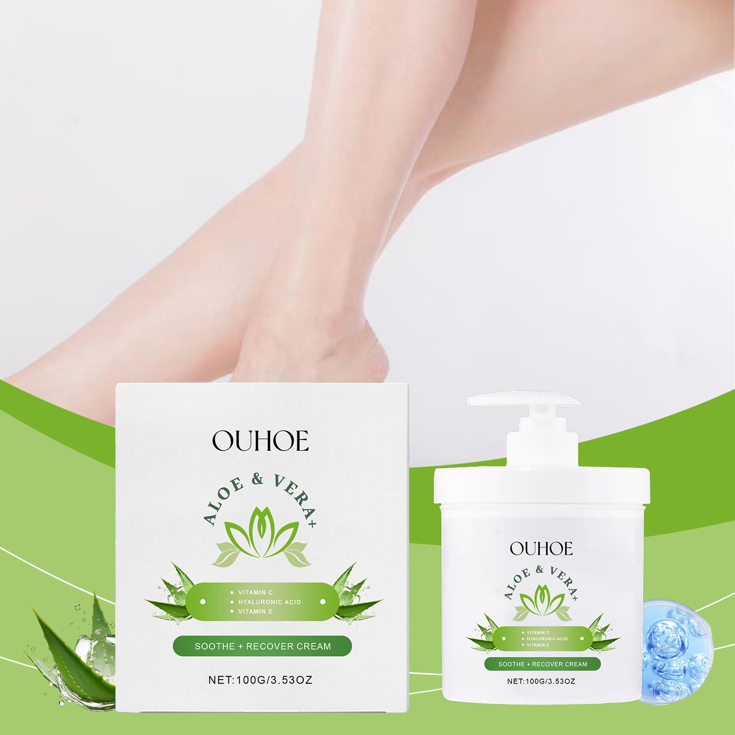 Aloe Vera Firming Moisturizer – Gentle Glow & Hydrating Cream