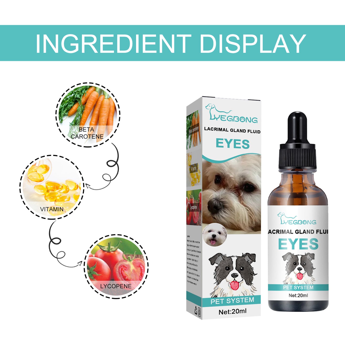 Tear Duct Serum – Pet Eye Stain Removal for Dogs & Cats