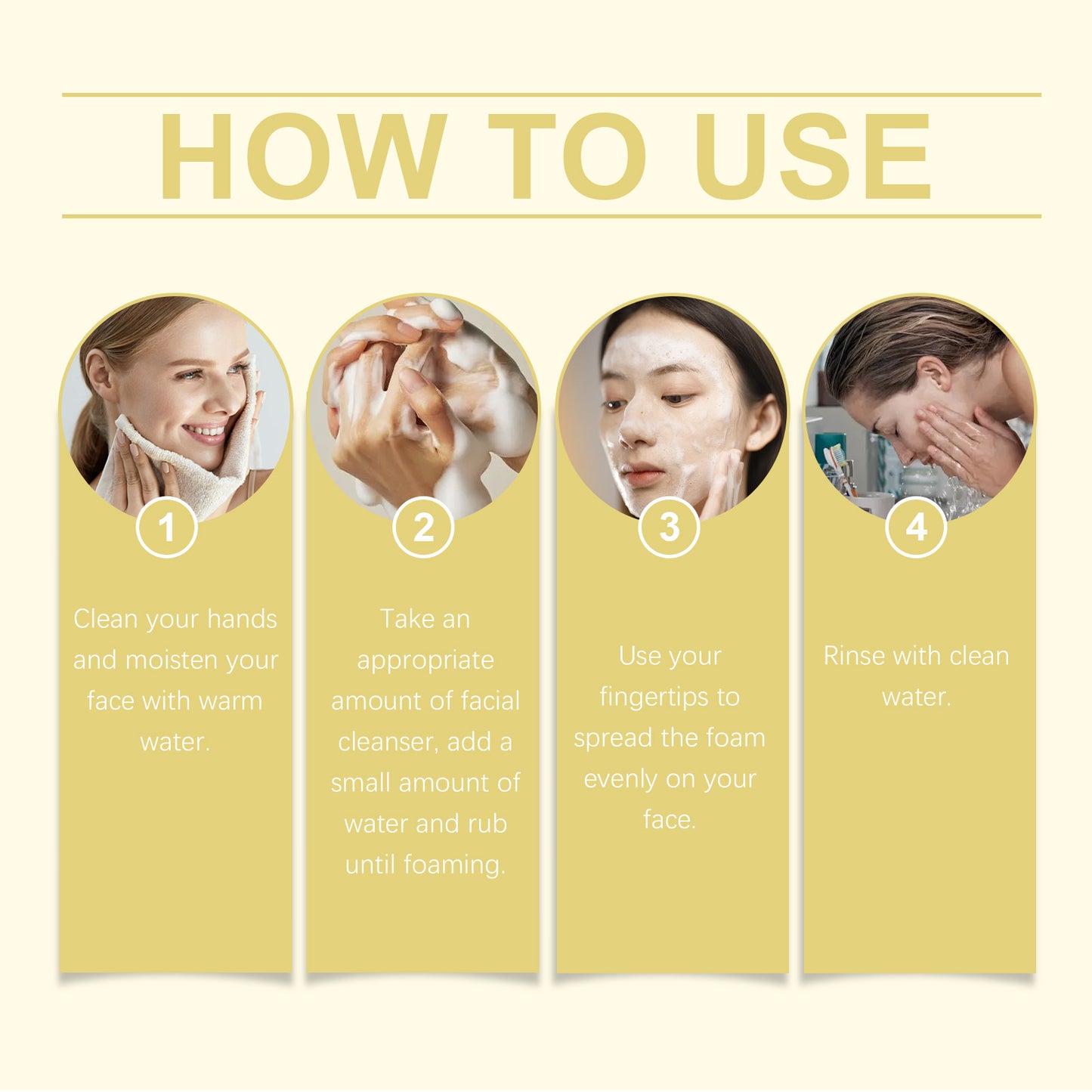 Hoygi Vitamin C Brightening Cleanser – Gentle & Moisturizing Face Wash