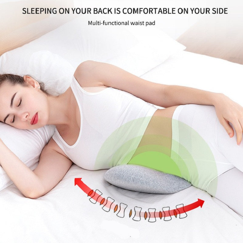 New Bed Lumbar Pillow Memory Foam Support Pad for Pregnant Women Sleep Comfort