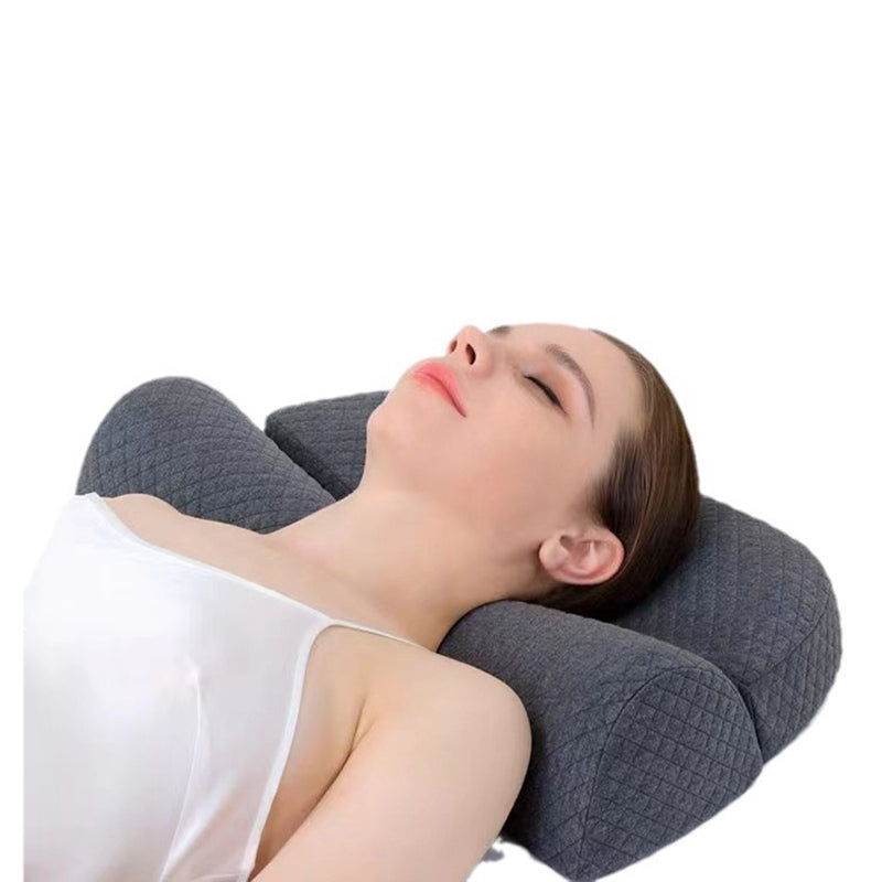 Bed Side Sleeping Pillow Neck Pain Relief Ergonomic Cervical Memory Foam