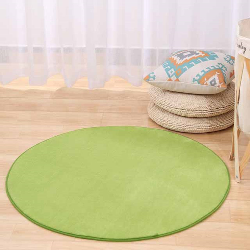 New Fashion Solid Memory Foam Chair Mat Area Rug Big Round Carpet for Bedroom, Yoga, Doormat & Living Room