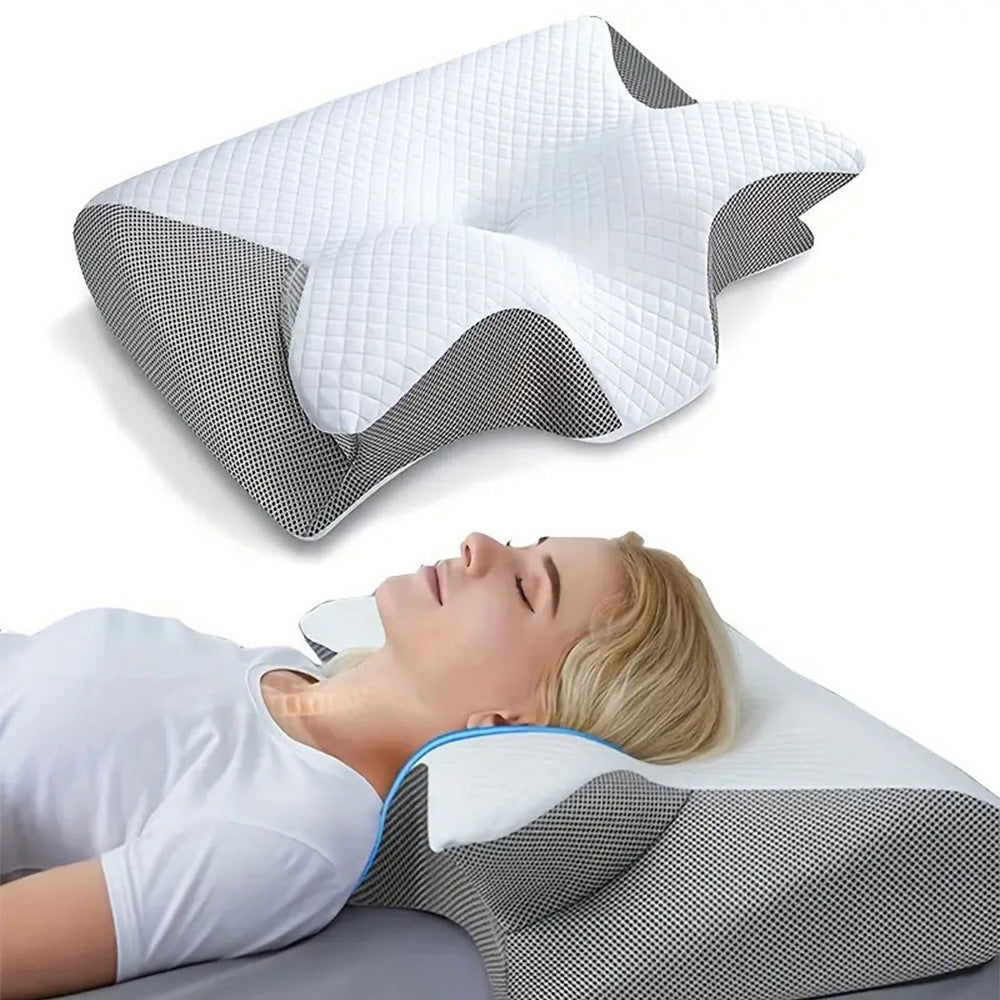 Home Sleep Memory Foam Orthopedic Cervical Neck Pillow Cotton Body Pillow Anime Style