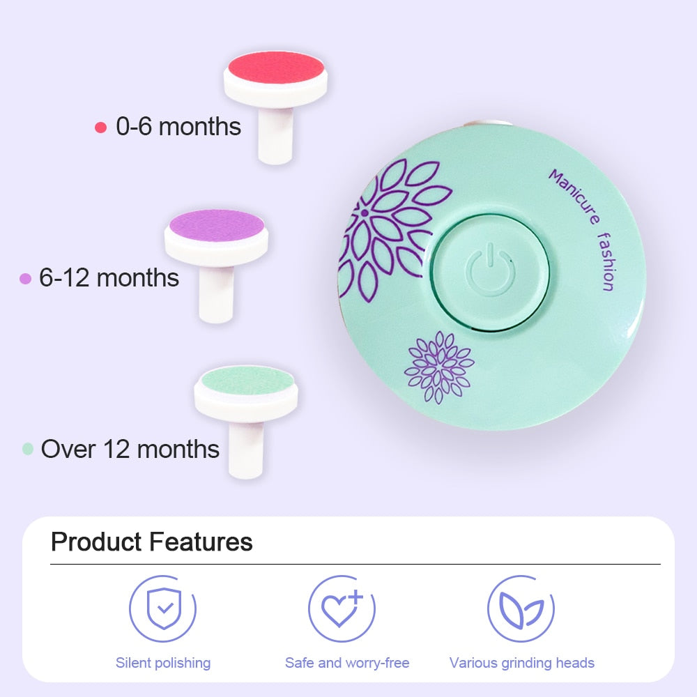 ELERA Baby Electric Nail Trimmer – Nail Polisher & Care Kit for Newborns