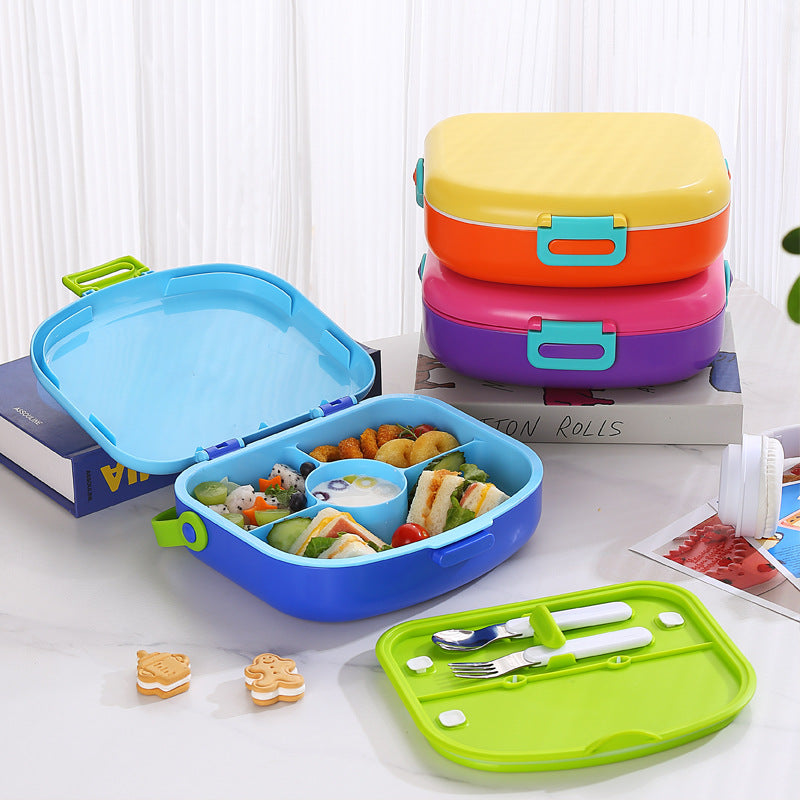 INS Portable Compartment Lunch Box – Bento Style Food Container