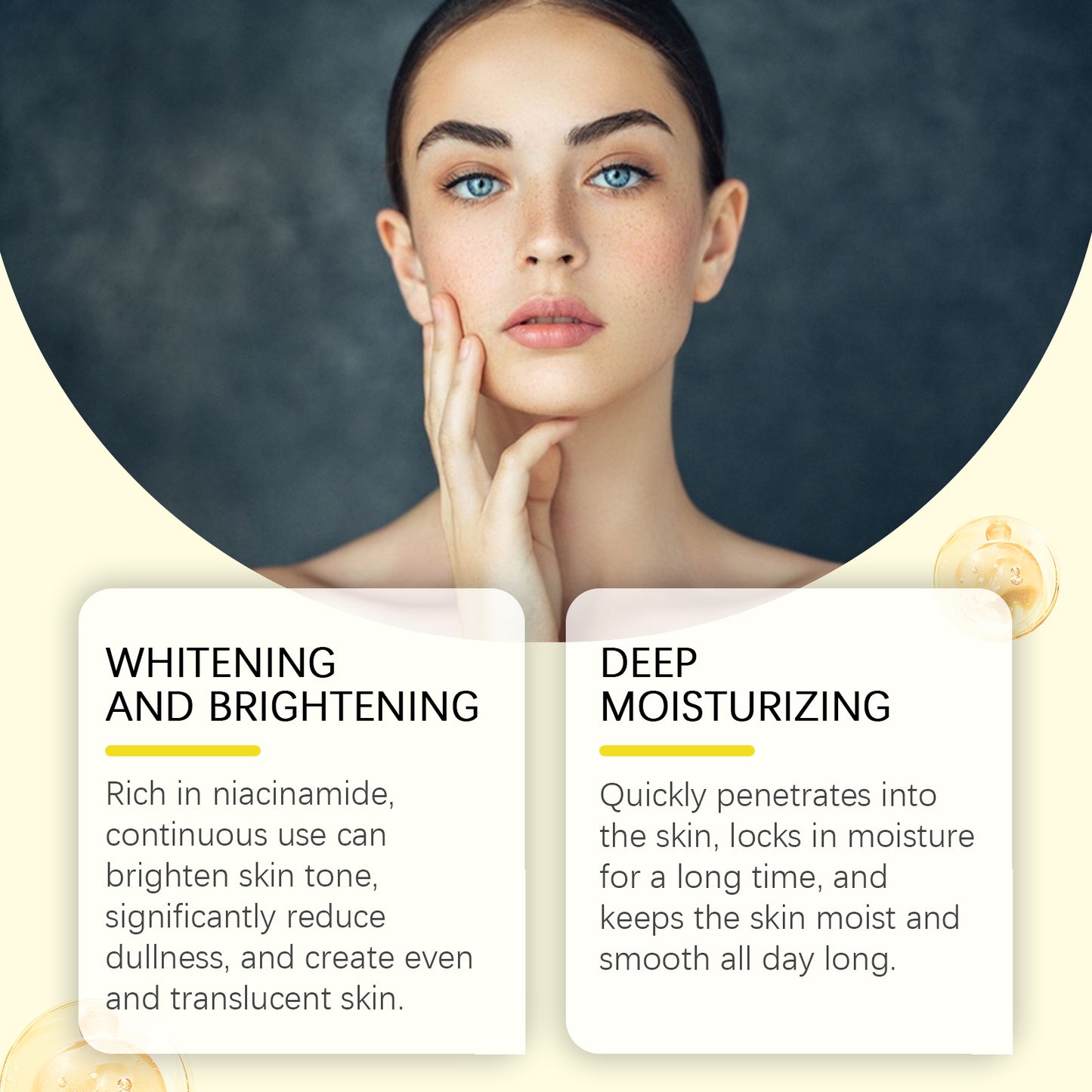 Face Serum – Moisturizes Facial Skin with Moisture Lock Hydrating Vitamin B3 Serum