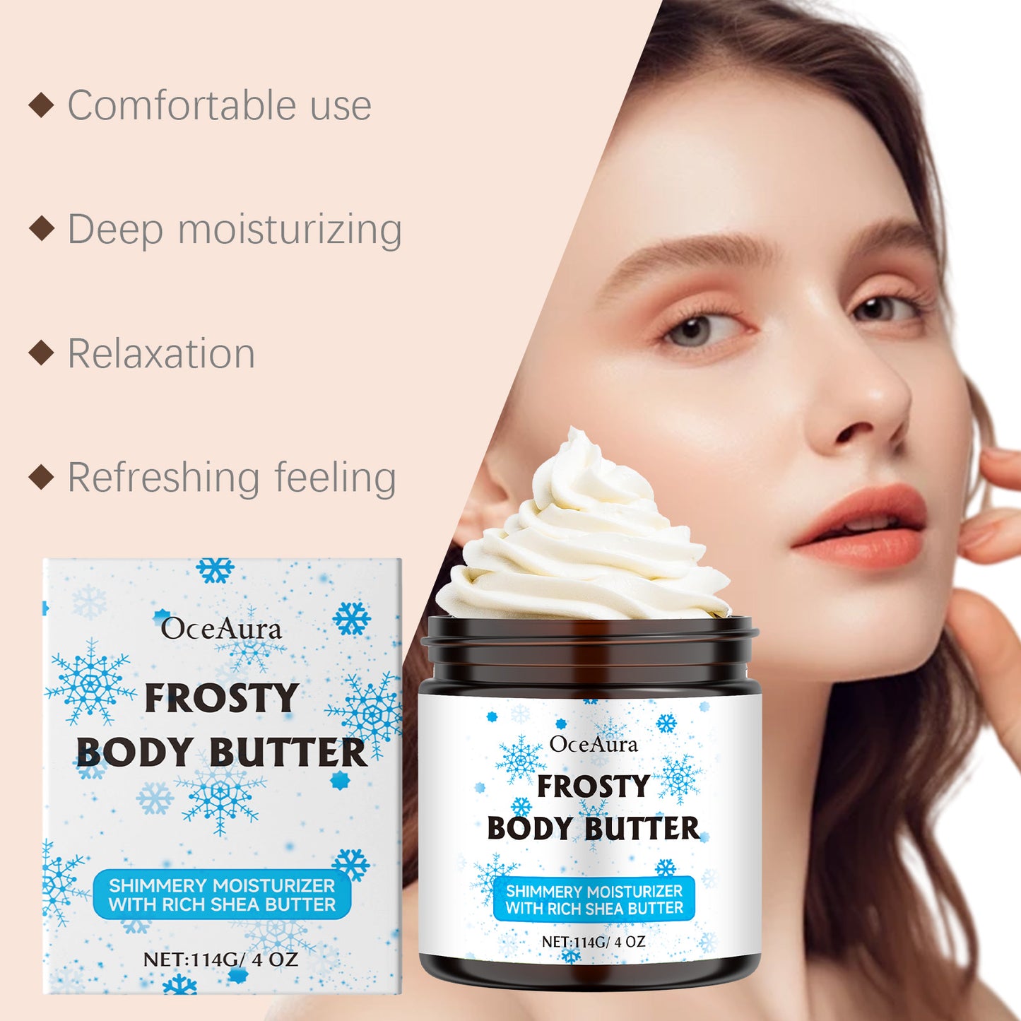 OceAura Shea Butter Moisturizer – Gentle Daily Body Care Lotion