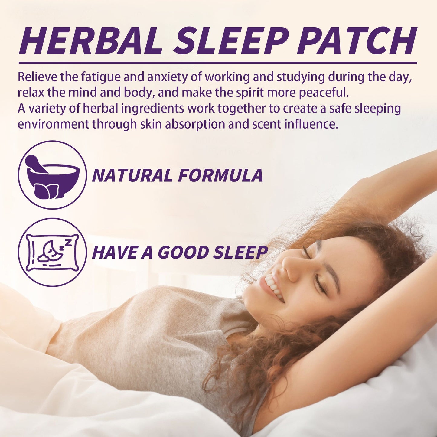 Herbal Sleep Patch – Care for Sleep, Relaxation & Body Pressure Relief