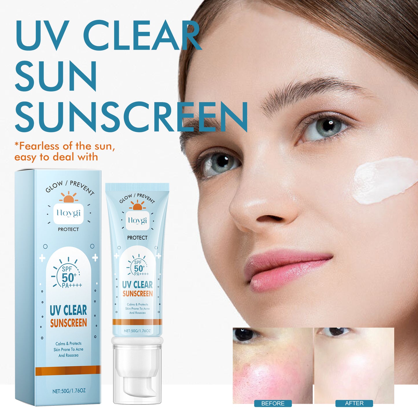Hoygi UV Clear Sun Sunscreen – Summer Outdoor UV Protection