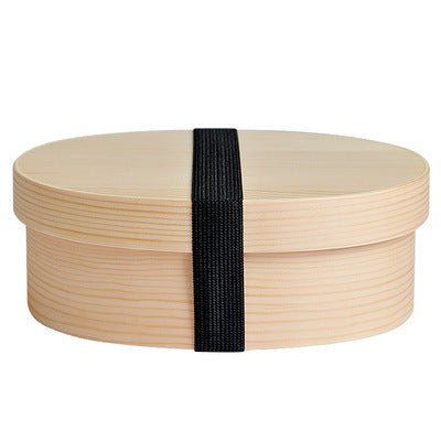 Japanese Creative Wooden Lunch Box – Divided Student Bento, Dried Fruit & Sushi Box