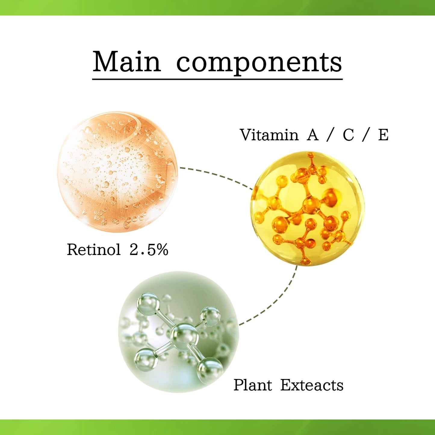 Serum Retinol, Serum dưỡng da mặt chống nhăn, làm săn chắc, sáng da, giúp da mềm mại và mịn màng