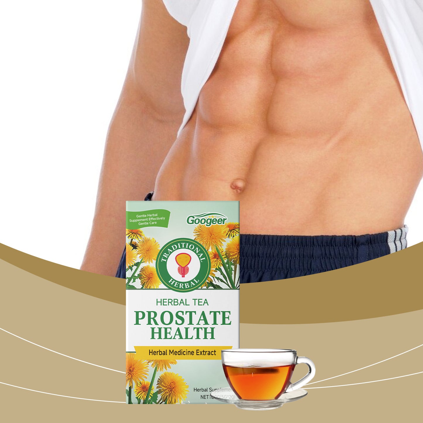 Googeer Herbal Prostate Health Tea – Prostate Health & Body Treatment
