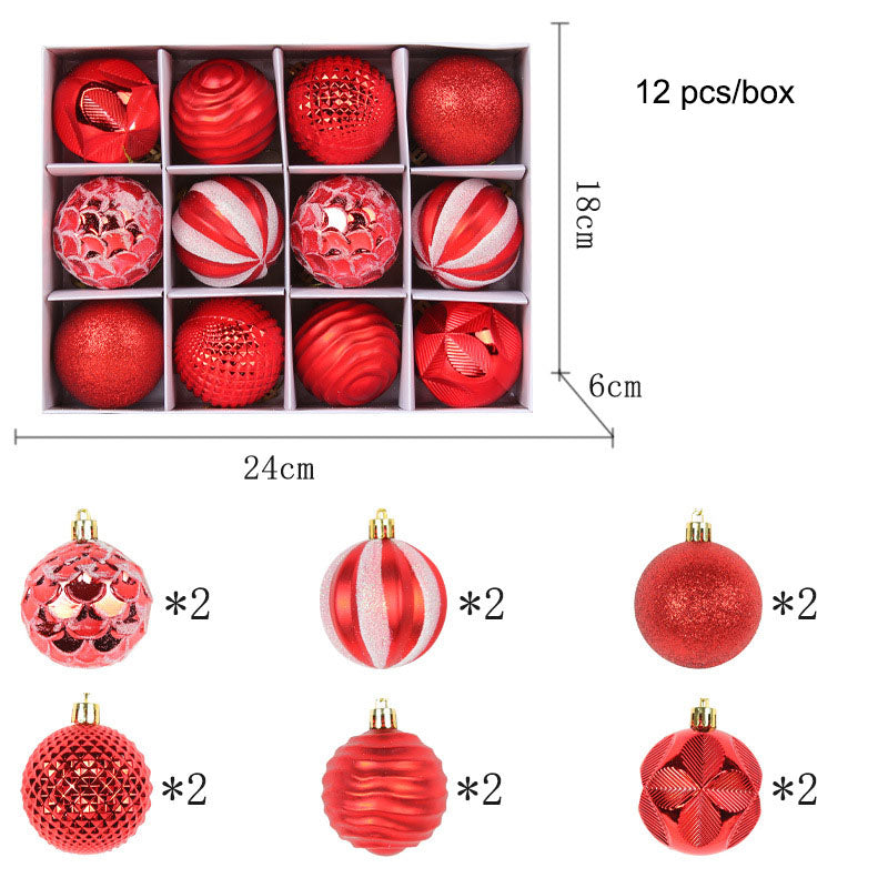 Colorful Christmas Ball Pendants - Tree Ornaments & Gift Decorations