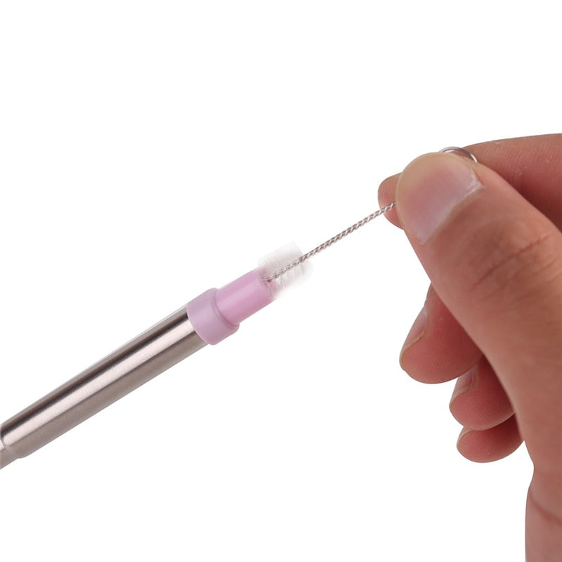 Telescopic Stainless Steel Drinking Straws – Reusable Metal Straw with Brush & Case