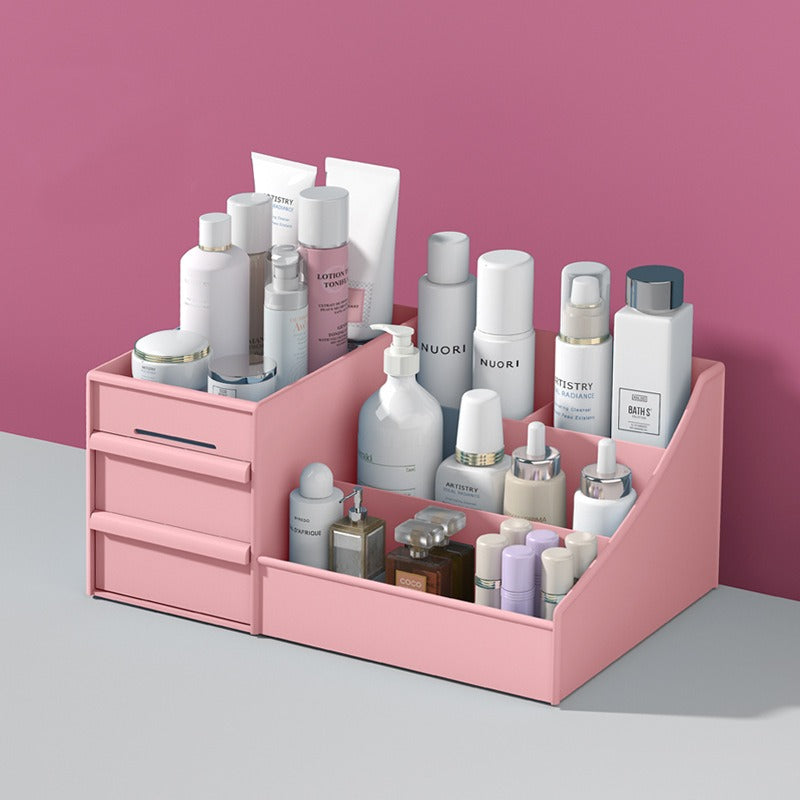 Drawer Style Cosmetic Storage Box – Tabletop Skincare & Jewellery Organiser