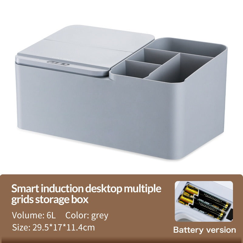 Inductive Electric Desktop Storage Box – Smart Jewellery & Skincare Organiser
