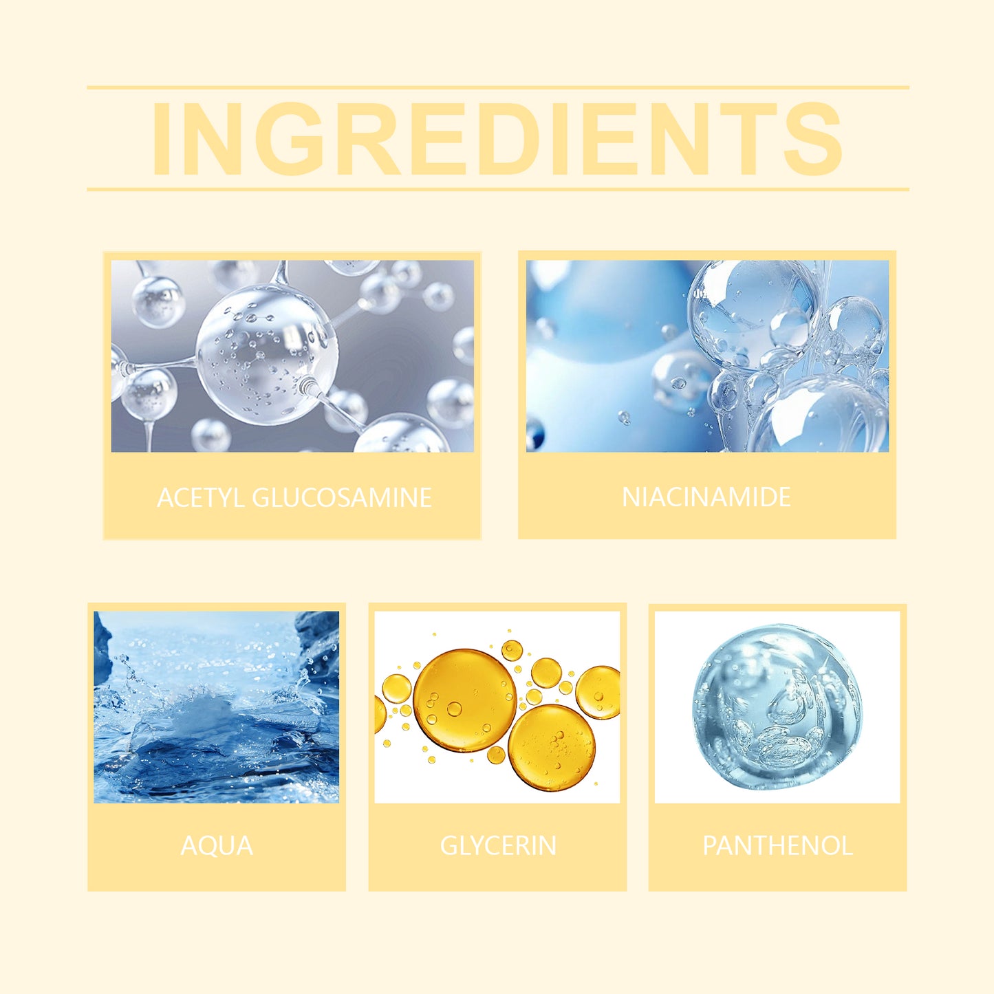 Huyết thanh Nicotinamide Hoygi làm sáng da, dưỡng ẩm và cấp nước cho da mặt.