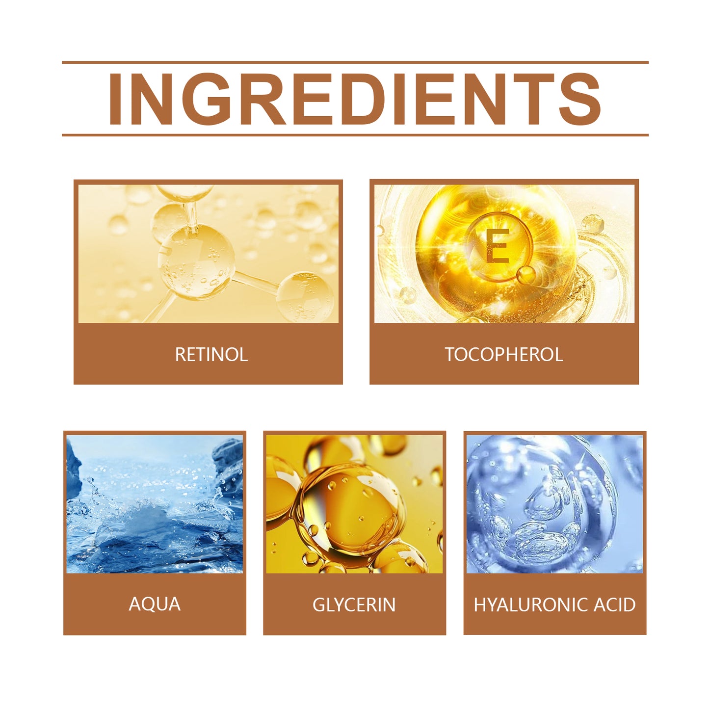 Retinol Serum – Multi-Effect Skin Repair, Nourishing & Hydrating Brightening Serum