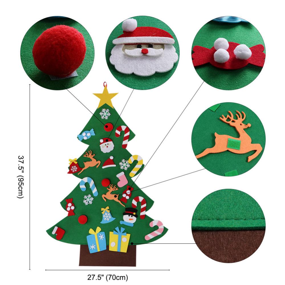 DIY Felt Christmas Tree - Children’s Gifts & Wall Decoration