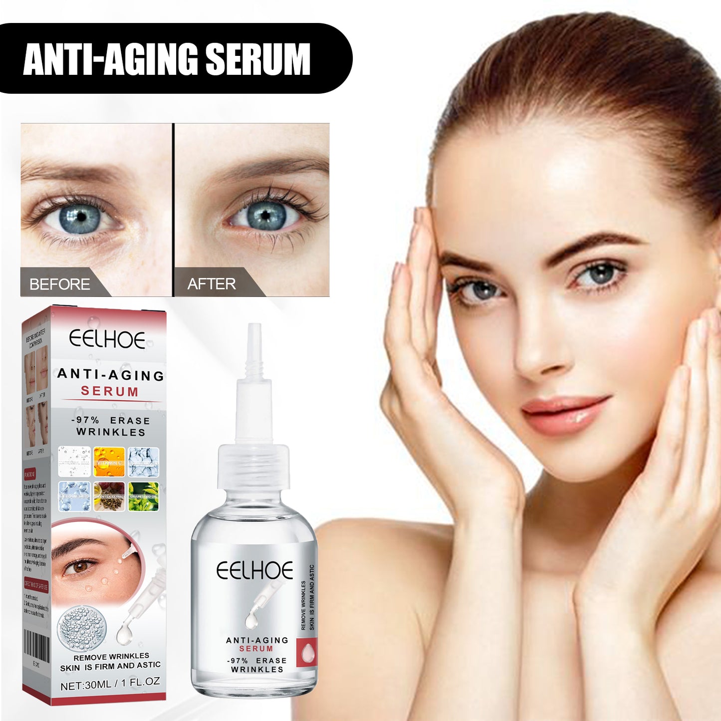 Deep Cleansing Anti-Wrinkle Serum – Smoothing & Hydrating Facial Care