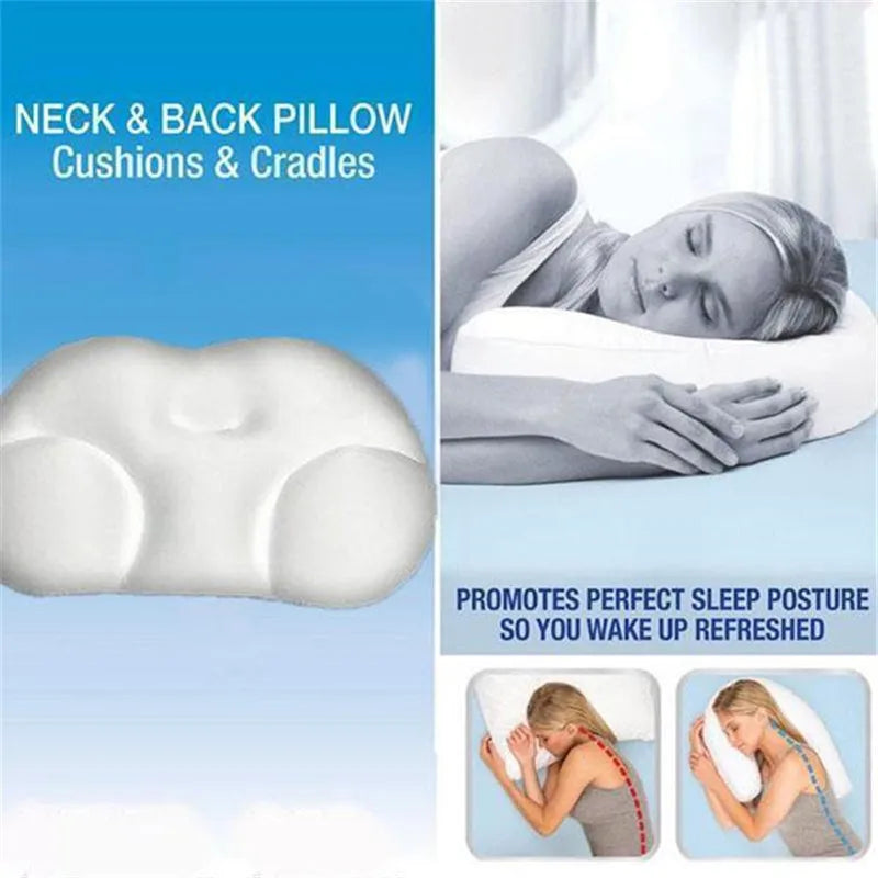 All-Round Sleep Pillow Egg Sleeper Memory Foam Butterfly Shaped Orthopedic Neck Pillow