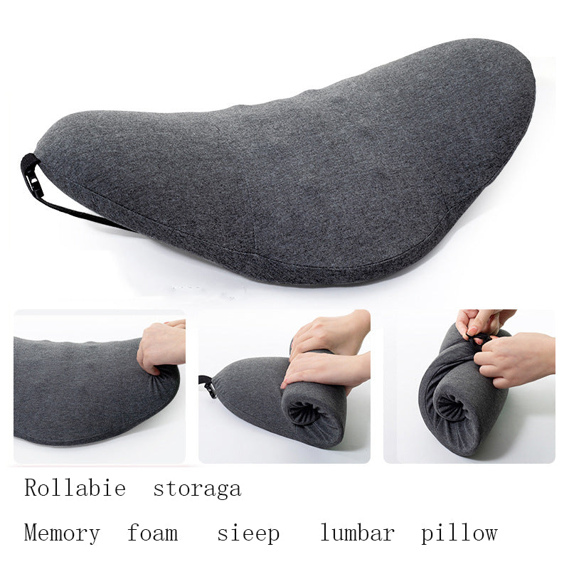 Memory foam bed lumbar pillow support pad for pregnant women sleep comfort