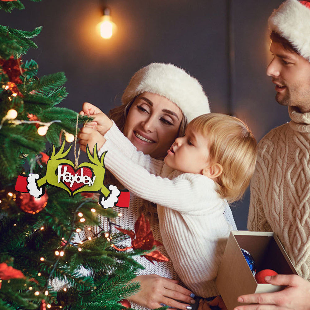 Christmas socks with Santa and reindeer design