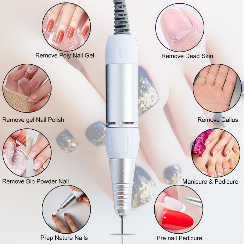 Electric Nail Drill Handpiece – File, Polish & Grinding Tool for Nail Art