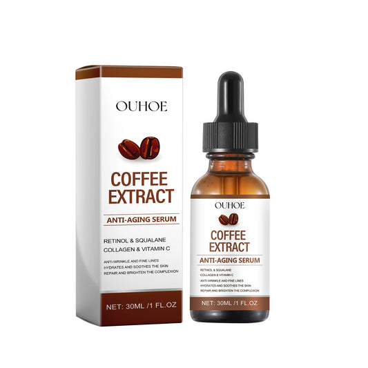 Caffeine face serum – anti-wrinkle, firming and hydrating skincare for youthful skin