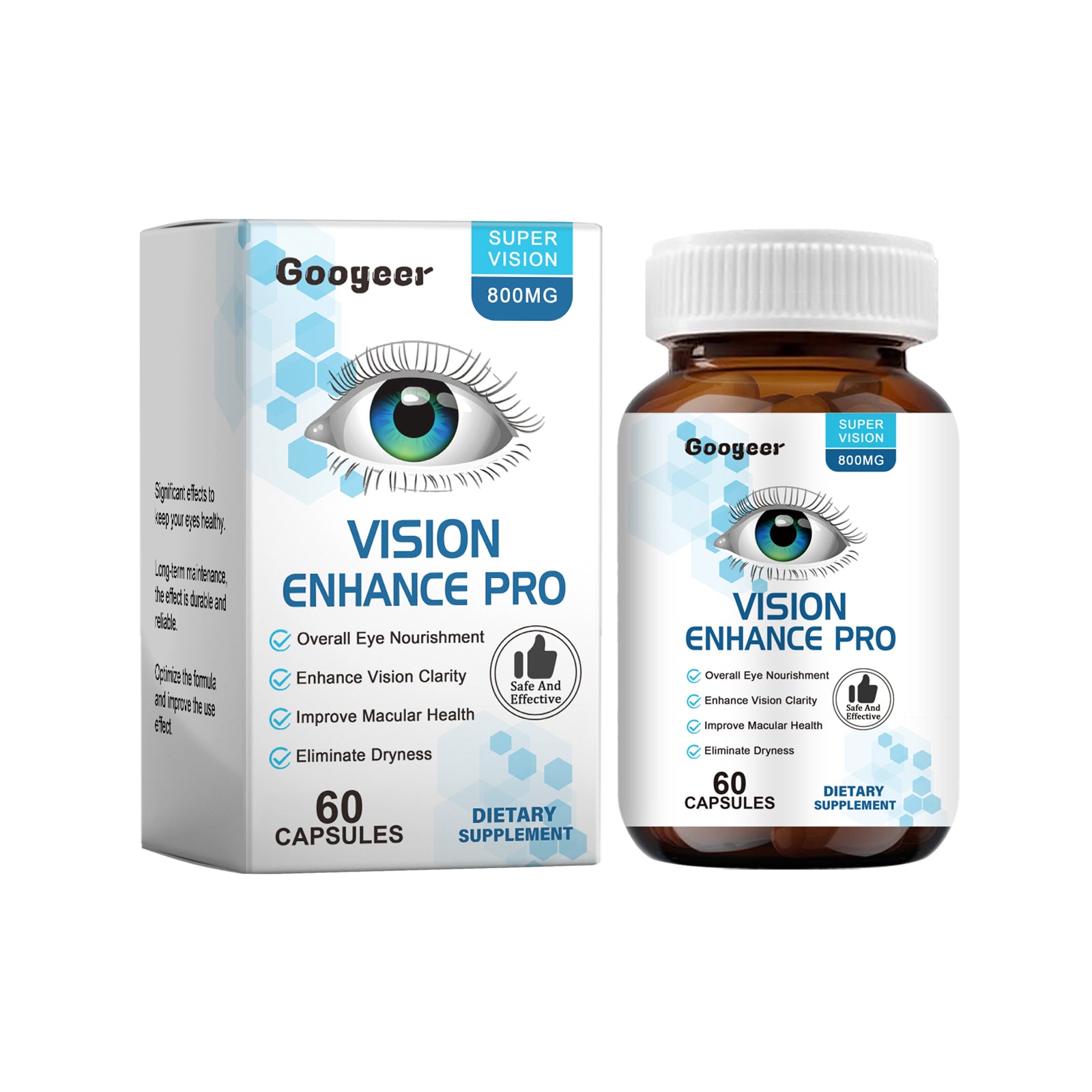 Googeer dietary supplement capsules – daily body treatment support for health and wellness