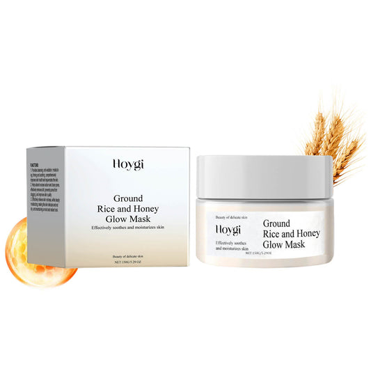 Hoygi honey rice mud mask – moisturizing mask for hydration and smooth facial care