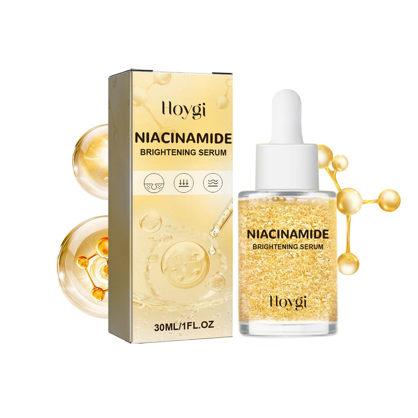 HOYGI niacinamide serum – brightening and moisturizing essence for radiant, even-toned skin