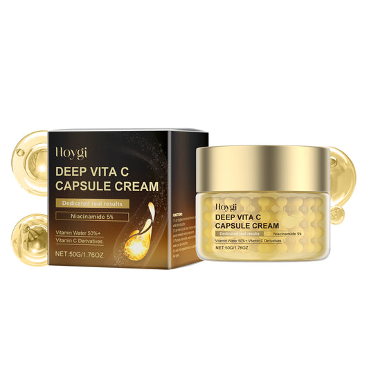 Hoygi Vitamin C Facial Moisturizer – gentle cream to hydrate, nourish and smooth skin for a radiant glow