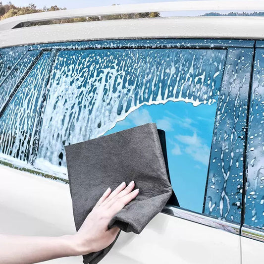 Reusable microfiber magic cleaning cloths washing rags for car, window, mirror, kitchen and household use