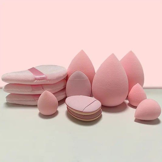 12pcs makeup sponge beauty blender egg puffs for liquid and cream foundation