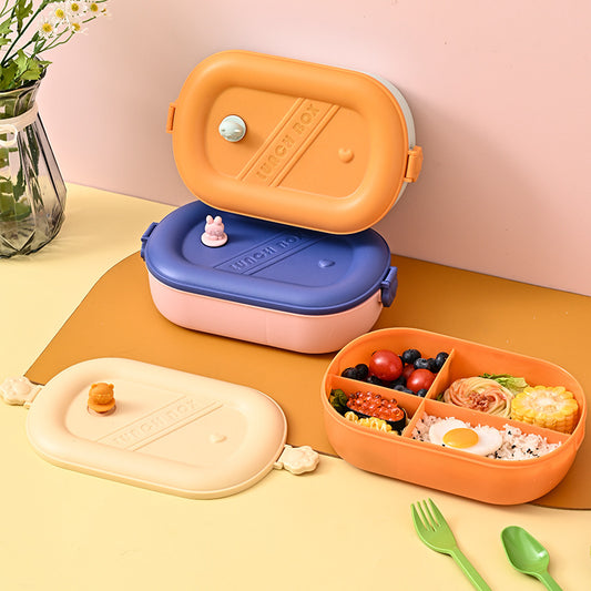 Microwaveable sealed lunch box – food-grade portable bento with compartments