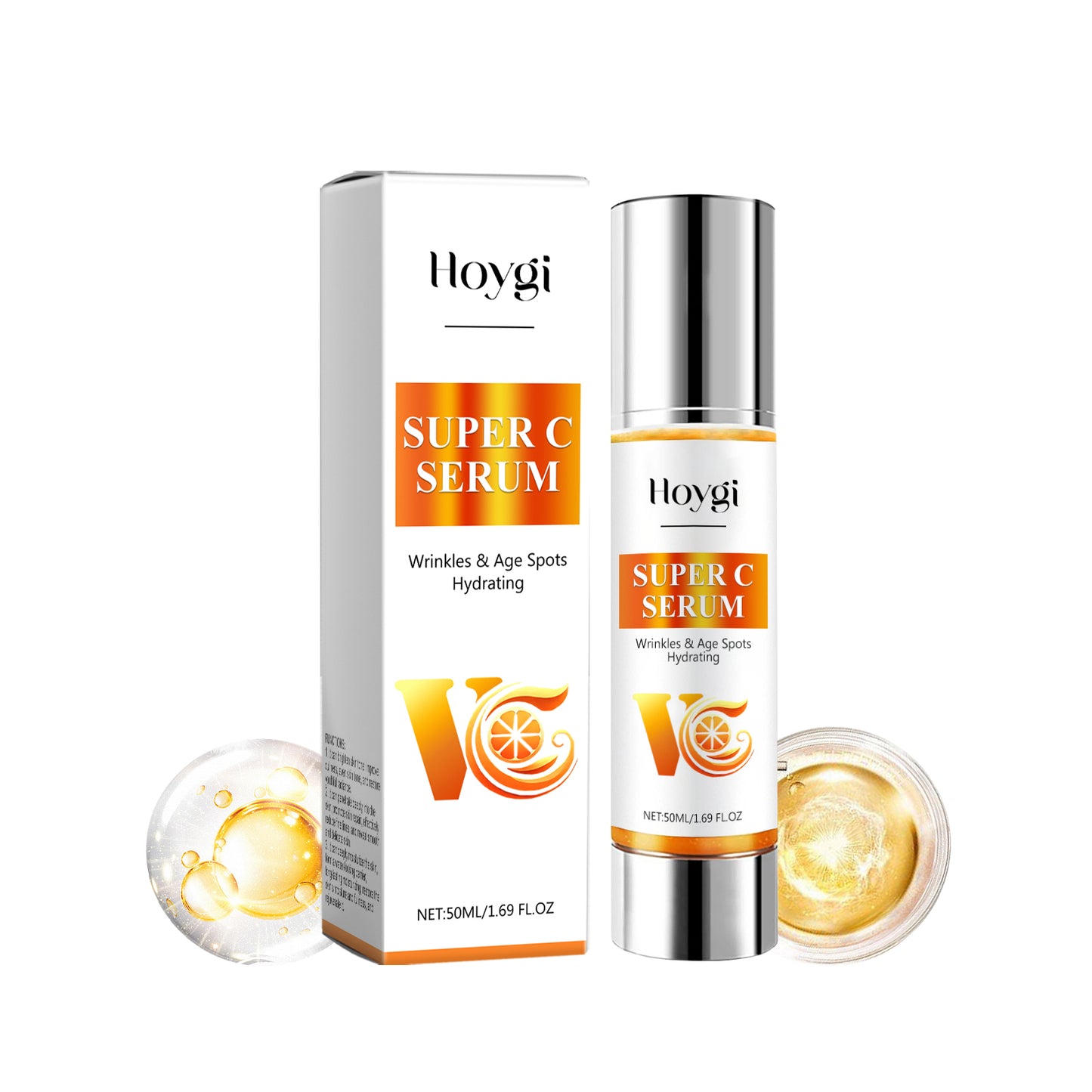 Vitamin C serum – hydrating, purifying, moisturizing skincare for improved facial skin