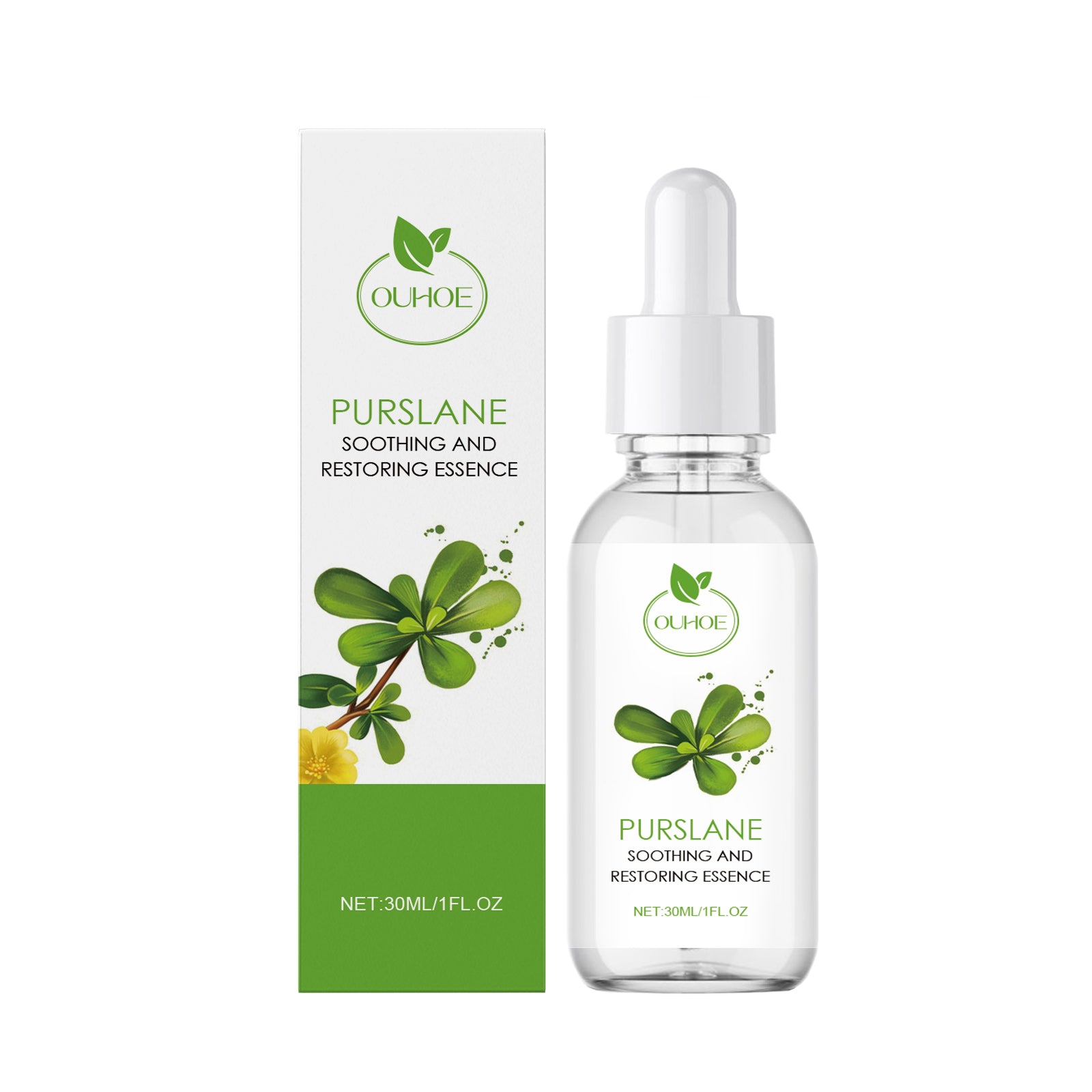 Purslane soothing repair serum – redness relief, hydrating and moisturizing face skincare