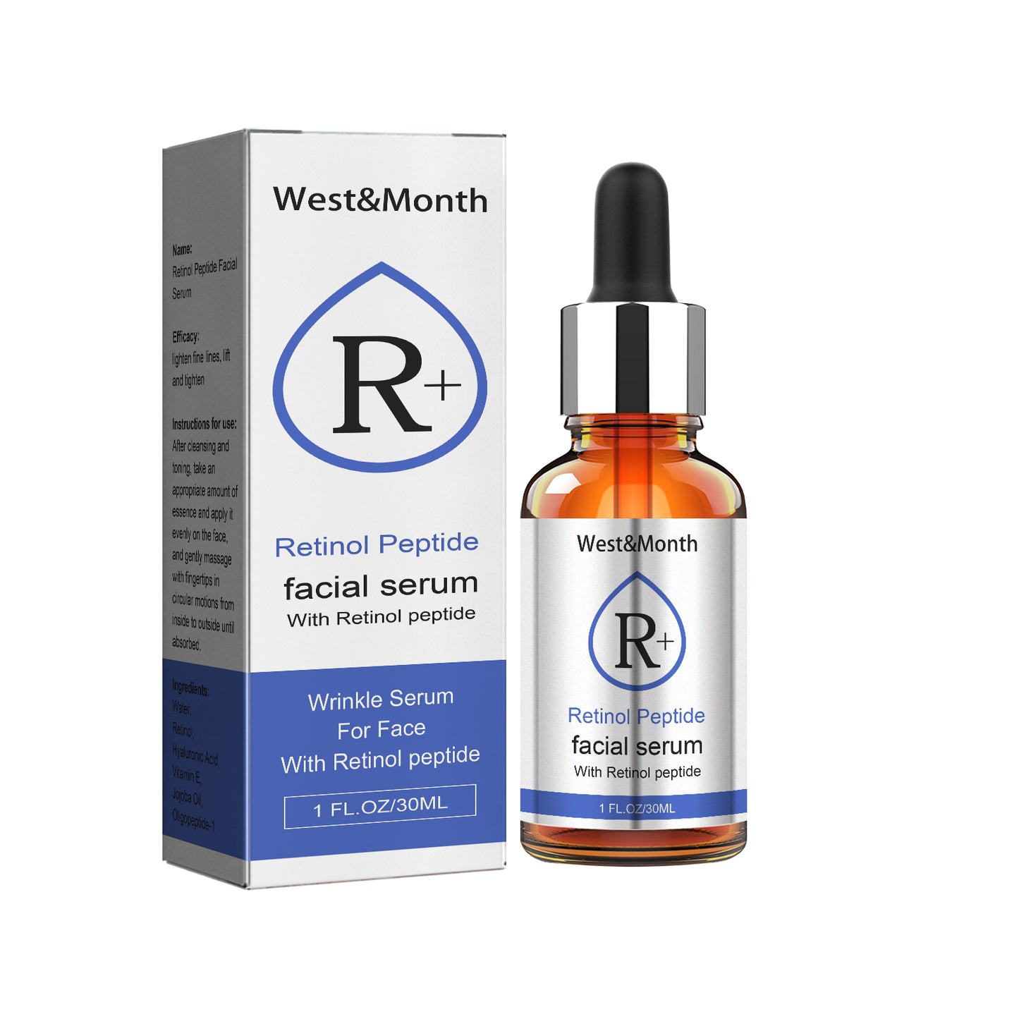 Retinol facial serum – moisturizing and firming essence for youthful skin care