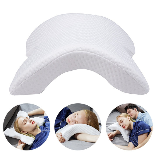 Memory foam bedding pillow anti-pressure ice silk slow rebound multifunction hand pillow for couples