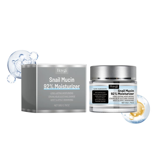 Snail moisturizer cream – nourishing and hydrating facial care to brighten dull, tired skin