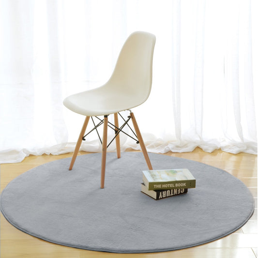New fashion solid memory foam chair mat round carpet area rug for bedroom yoga doormat and living room